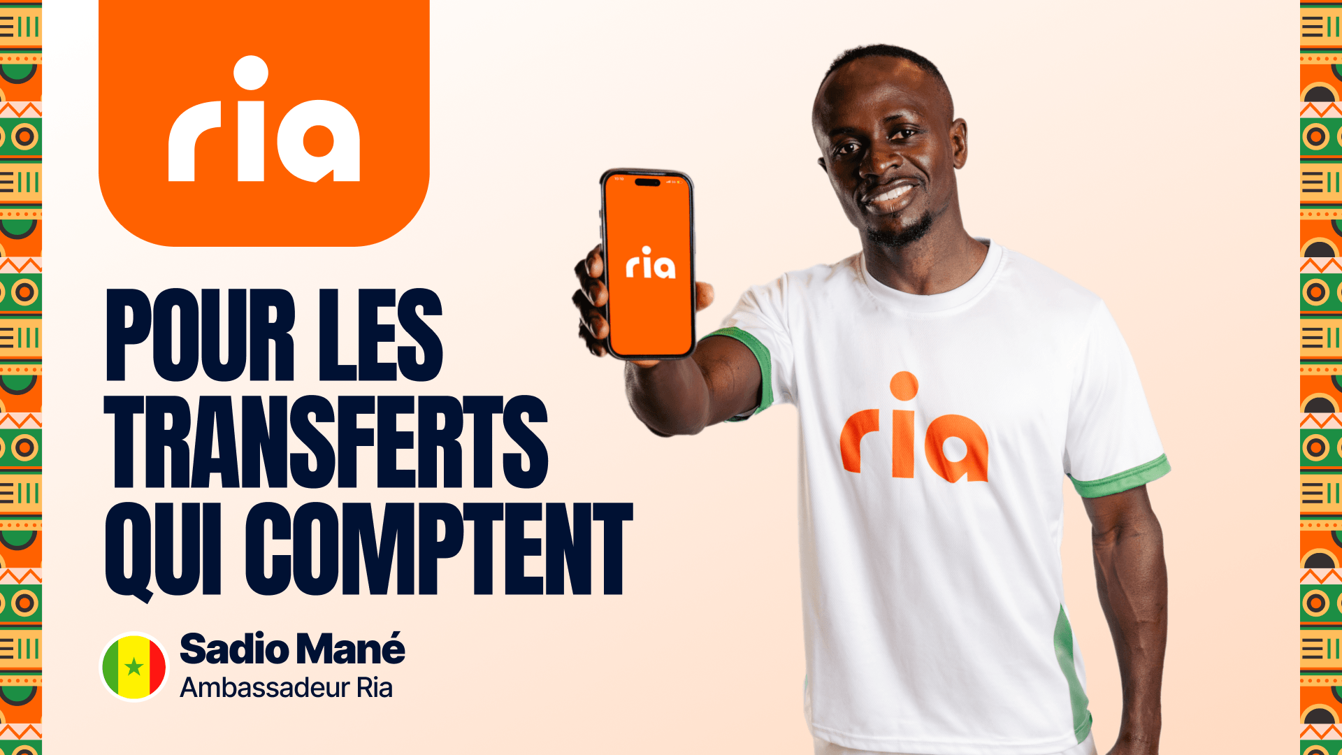 Sadio Mané et Ria : Autonomiser la diaspora mondiale